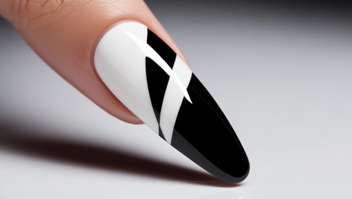 Negative Space Minimalist Nail Art for a Modern Look